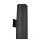 Visual Comfort Studio 8313902-12 Outdoor Cylinders Two Light Outdoor Wall Lantern, Black Alternate Image.jpg