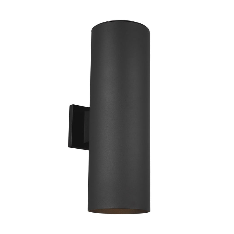 Visual Comfort Studio 8313902-12 Outdoor Cylinders Two Light Outdoor Wall Lantern, Black Alternate Image.jpg