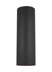 Visual Comfort Studio 8313902EN3-12 Outdoor Cylinders Two Light Outdoor Wall Lantern, Black Main Image.jpg