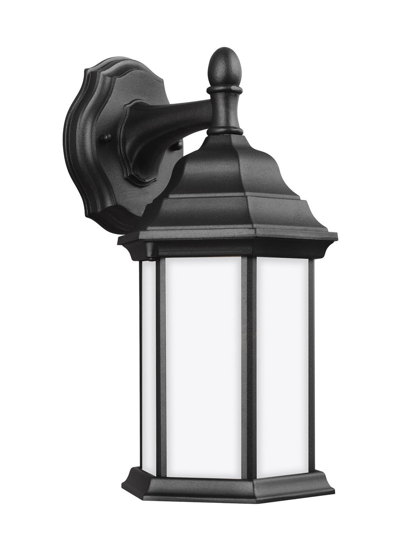 Generation Lighting 8338751-12 Sevier One Light Outdoor Wall Lantern, Black Main Image.jpg