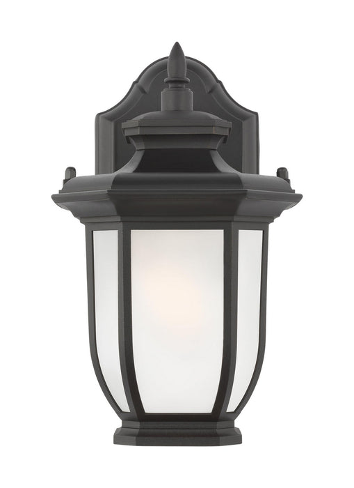 Generation Lighting 8436301EN3-12 Childress One Light Outdoor Wall Lantern, Black Main Image.jpg