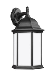 Generation Lighting 8438751-12 Sevier One Light Outdoor Wall Lantern, Black Main Image.jpg
