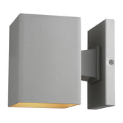 Visual Comfort Studio 8531701-753 Pohl One Light Outdoor Wall Lantern, Painted Brushed Nickel Alternate Image.jpg