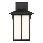 Generation Lighting 8552701-12 Tomek One Light Outdoor Wall Lantern, Black Main Image.jpg