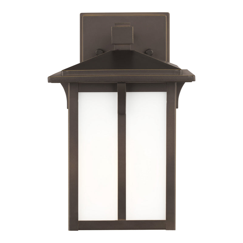 Generation Lighting 8552701-71 Tomek One Light Outdoor Wall Lantern, Antique Bronze Main Image.jpg