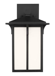 Generation Lighting 8552701EN3-12 Tomek One Light Outdoor Wall Lantern, Black Main Image.jpg