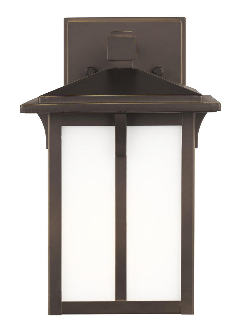 Generation Lighting 8552701EN3-71 Tomek One Light Outdoor Wall Lantern, Antique Bronze Main Image.jpg