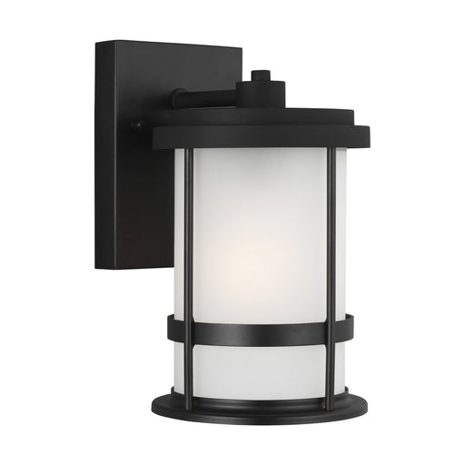 Generation Lighting 8590901-12 Wilburn One Light Outdoor Wall Lantern, Black Alternate Image.jpg