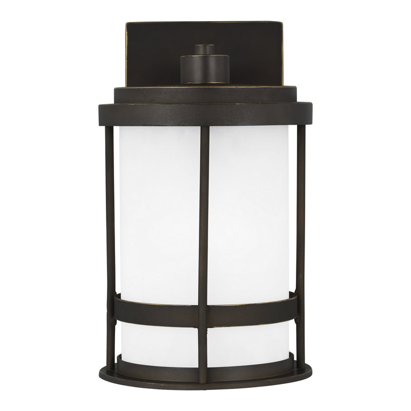 Generation Lighting 8590901D-71 Wilburn One Light Outdoor Wall Lantern, Antique Bronze Main Image.jpg