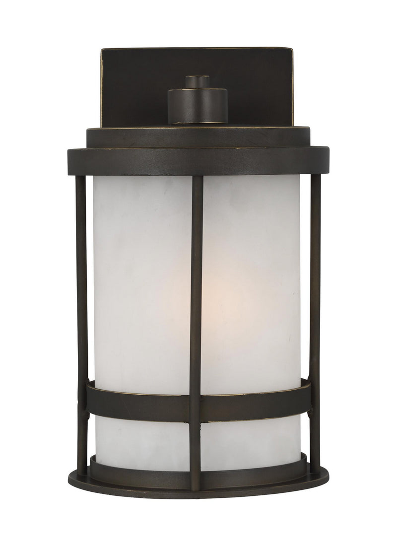 Generation Lighting 8590901EN3-71 Wilburn One Light Outdoor Wall Lantern, Antique Bronze Main Image.jpg