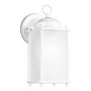Generation Lighting 8593001-15 New Castle One Light Outdoor Wall Lantern, White Alternate Image.jpg