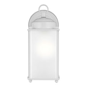 Generation Lighting 8593001-15 New Castle One Light Outdoor Wall Lantern, White Main Image.jpg