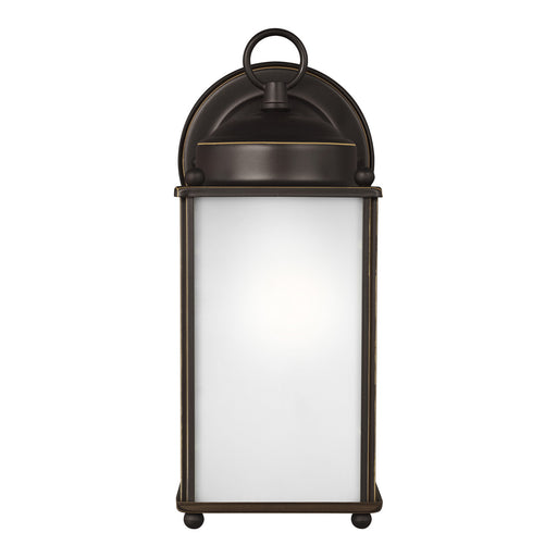 Generation Lighting 8593001-71 New Castle One Light Outdoor Wall Lantern, Antique Bronze Main Image.jpg