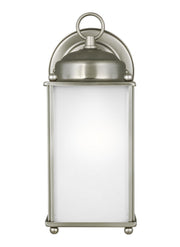 Generation Lighting 8593001EN3-965 New Castle One Light Outdoor Wall Lantern, Antique Brushed Nickel Main Image.jpg