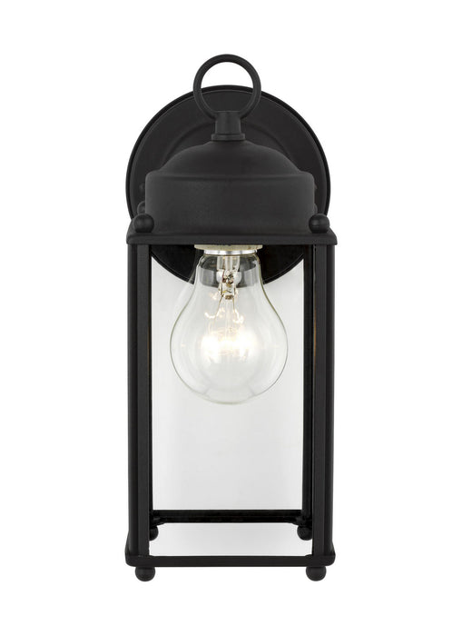 Generation Lighting 8593-12 New Castle One Light Outdoor Wall Lantern, Black Main Image.jpg