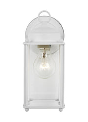 Generation Lighting 8593-15 New Castle One Light Outdoor Wall Lantern, White Main Image.jpg
