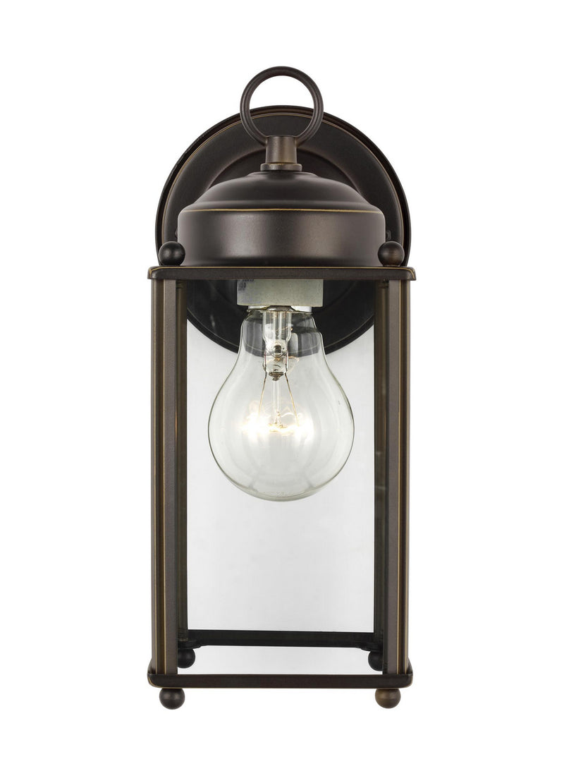 Generation Lighting 8593-71 New Castle One Light Outdoor Wall Lantern, Antique Bronze Main Image.jpg