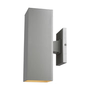 Visual Comfort Studio 8631702-753 Pohl Two Light Outdoor Wall Lantern, Painted Brushed Nickel Alternate Image.jpg