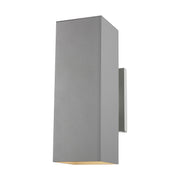 Visual Comfort Studio 8631702-753 Pohl Two Light Outdoor Wall Lantern, Painted Brushed Nickel Main Image.jpg