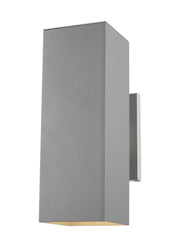 Visual Comfort Studio 8631702EN3-753 Pohl Two Light Outdoor Wall Lantern, Painted Brushed Nickel Main Image.jpg