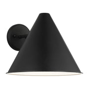 Generation Lighting 8638501-12 Crittenden One Light Outdoor Wall Lantern, Black Alternate Image.jpg