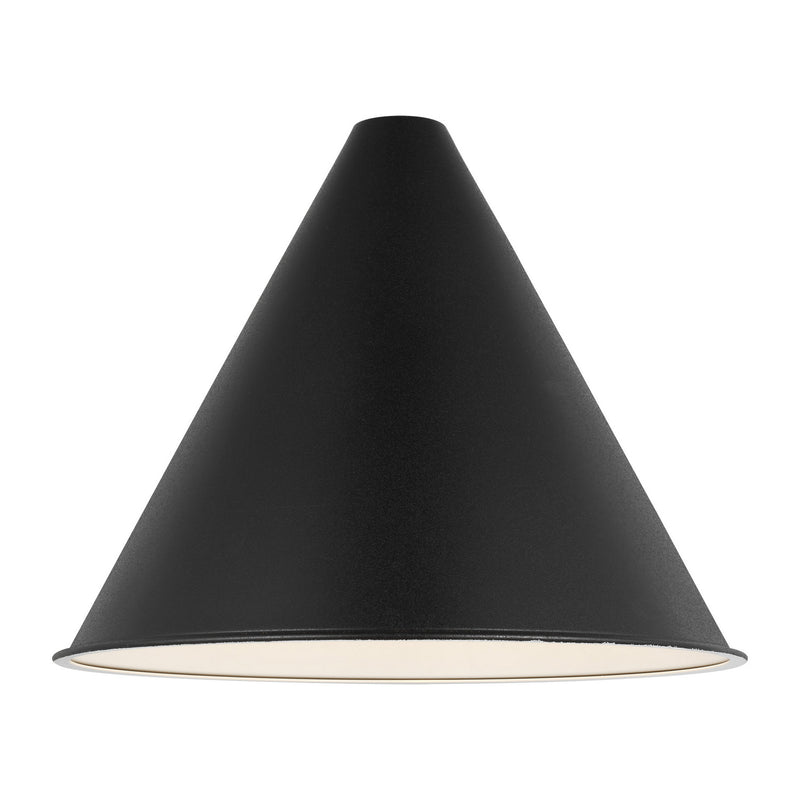 Generation Lighting 8638501-12 Crittenden One Light Outdoor Wall Lantern, Black Alternate Image 2.jpg