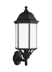 Generation Lighting 8638751-12 Sevier One Light Outdoor Wall Lantern, Black Main Image.jpg