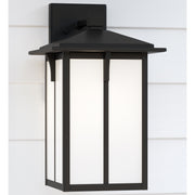 Generation Lighting 8652701-12 Tomek One Light Outdoor Wall Lantern, Black Alternate Image 2.jpg