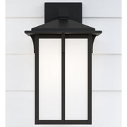 Generation Lighting 8652701-12 Tomek One Light Outdoor Wall Lantern, Black Alternate Image 3.jpg