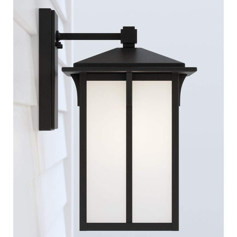 Generation Lighting 8652701-12 Tomek One Light Outdoor Wall Lantern, Black Alternate Image 4.jpg