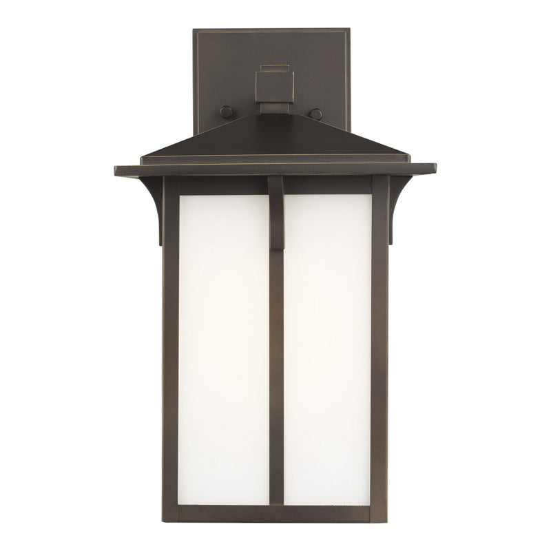 Generation Lighting 8652701-71 Tomek One Light Outdoor Wall Lantern, Antique Bronze Main Image.jpg