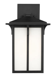 Generation Lighting 8652701EN3-12 Tomek One Light Outdoor Wall Lantern, Black Main Image.jpg