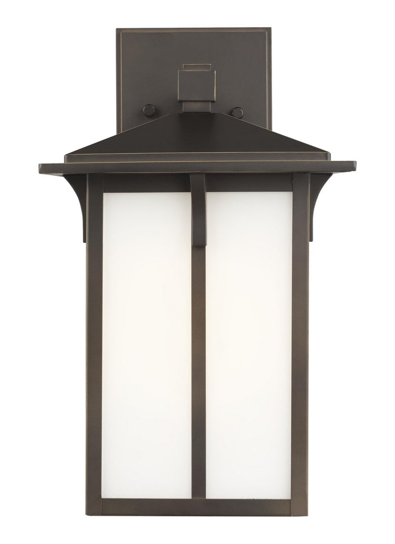 Generation Lighting 8652701EN3-71 Tomek One Light Outdoor Wall Lantern, Antique Bronze Main Image.jpg