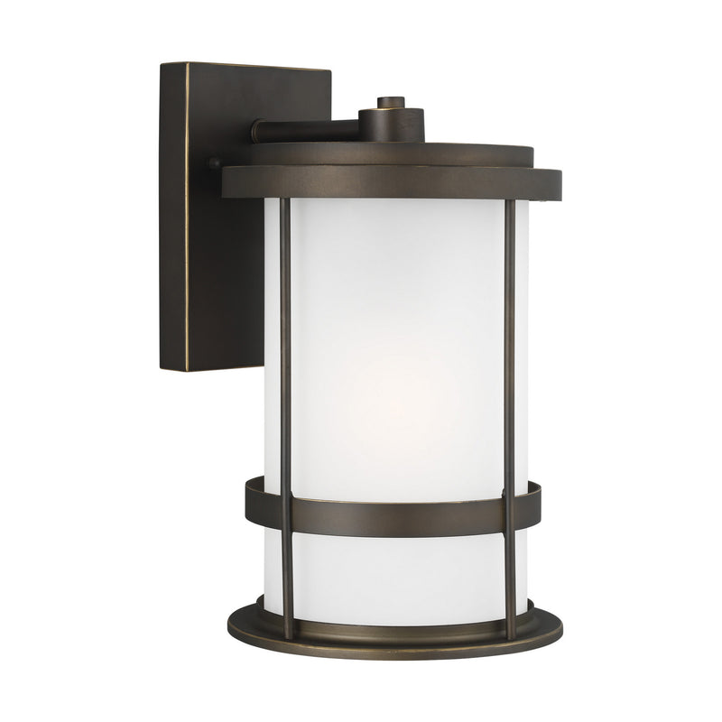 Generation Lighting 8690901-71 Wilburn One Light Outdoor Wall Lantern, Antique Bronze Alternate Image.jpg