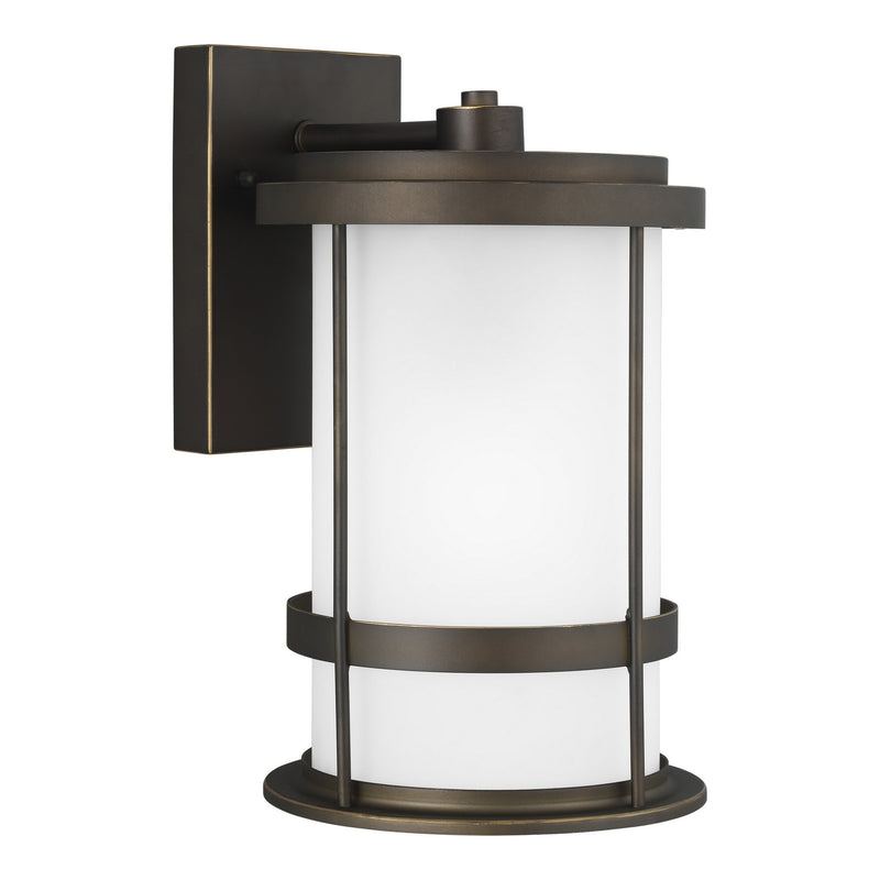 Generation Lighting 8690901D-71 Wilburn One Light Outdoor Wall Lantern, Antique Bronze Alternate Image.jpg