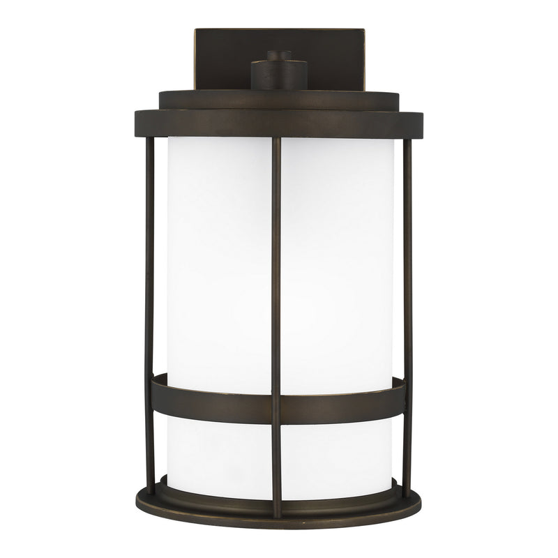 Generation Lighting 8690901D-71 Wilburn One Light Outdoor Wall Lantern, Antique Bronze Main Image.jpg