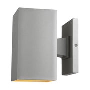 Visual Comfort Studio 8731701-753 Pohl One Light Outdoor Wall Lantern, Painted Brushed Nickel Alternate Image.jpg