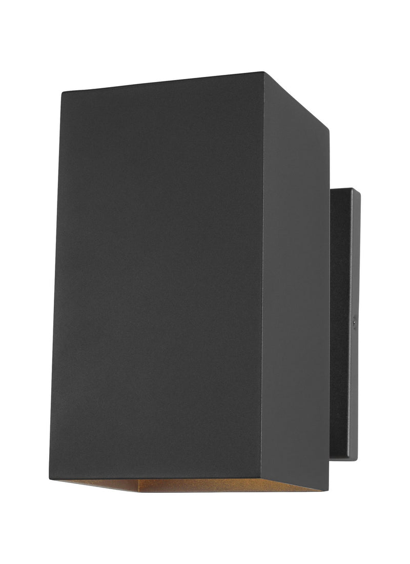 Visual Comfort Studio 8731701EN3-12 Pohl One Light Outdoor Wall Lantern, Black Main Image.jpg
