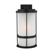 Generation Lighting 8790901-12 Wilburn One Light Outdoor Wall Lantern, Black Main Image.jpg