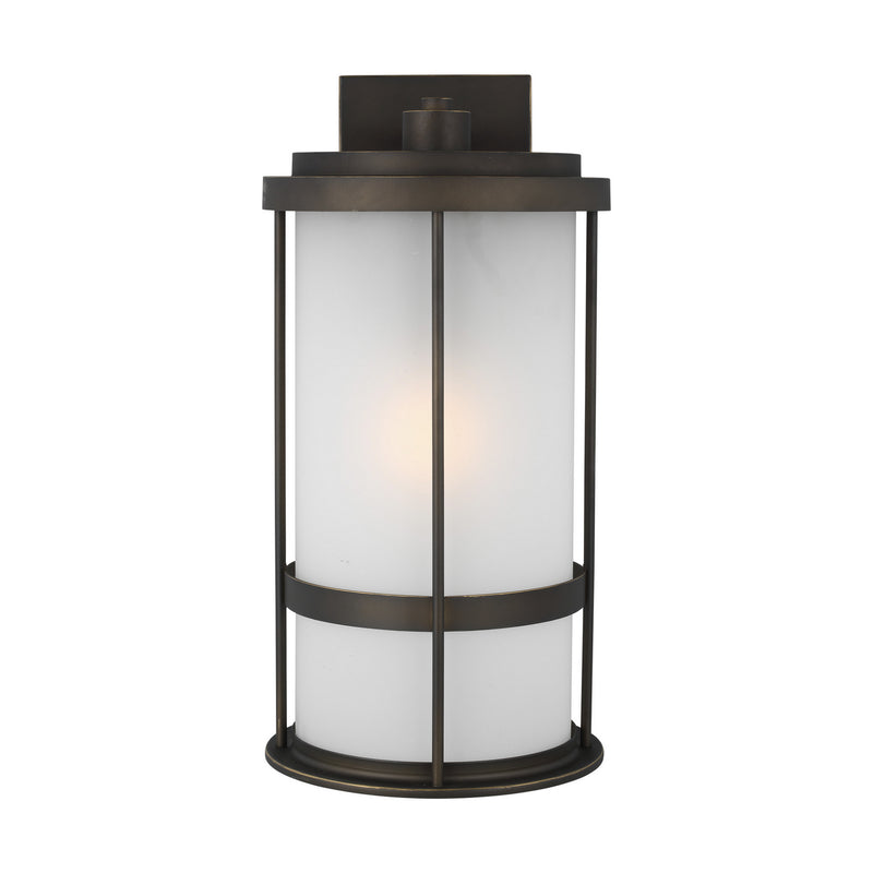 Generation Lighting 8790901-71 Wilburn One Light Outdoor Wall Lantern, Antique Bronze Main Image.jpg