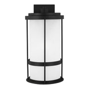 Generation Lighting 8790901D-12 Wilburn One Light Outdoor Wall Lantern, Black Main Image.jpg