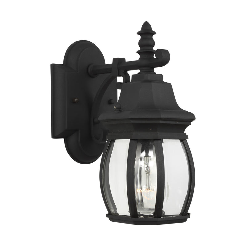 Generation Lighting 88203-12 Wynfield One Light Outdoor Wall Lantern, Black Alternate Image.jpg