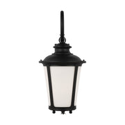 Generation Lighting 88243-12 Cape May One Light Outdoor Wall Lantern, Black Main Image.jpg