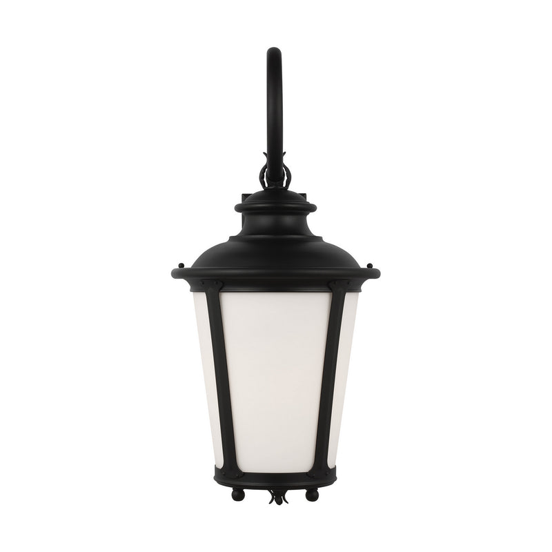 Generation Lighting 88243-12 Cape May One Light Outdoor Wall Lantern, Black Main Image.jpg
