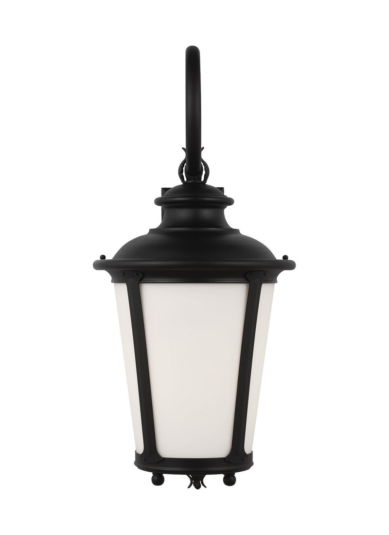 Generation Lighting 88243EN3-12 Cape May One Light Outdoor Wall Lantern, Black Main Image.jpg