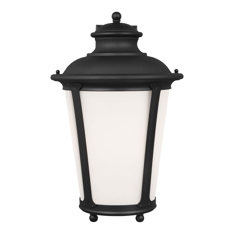 Generation Lighting 88244-12 Cape May One Light Outdoor Wall Lantern, Black Main Image.jpg