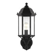 Generation Lighting 8838701-12 Sevier One Light Outdoor Wall Lantern, Black Main Image.jpg