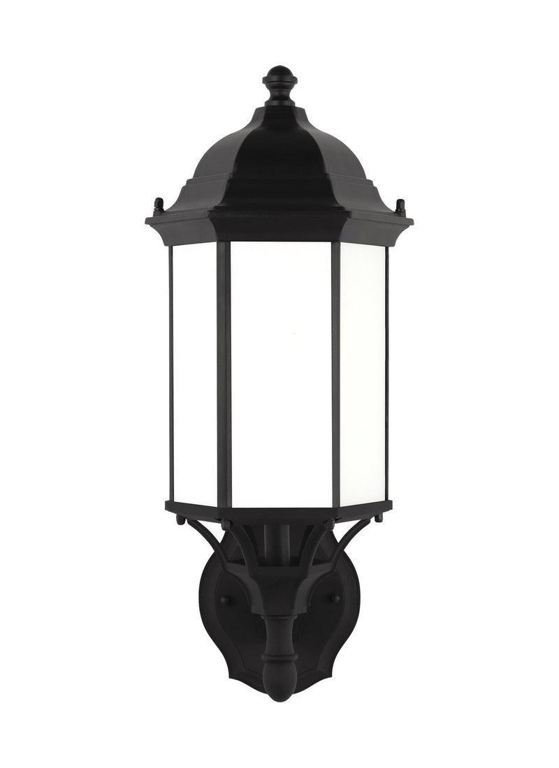 Generation Lighting 8838751-12 Sevier One Light Outdoor Wall Lantern, Black Main Image.jpg