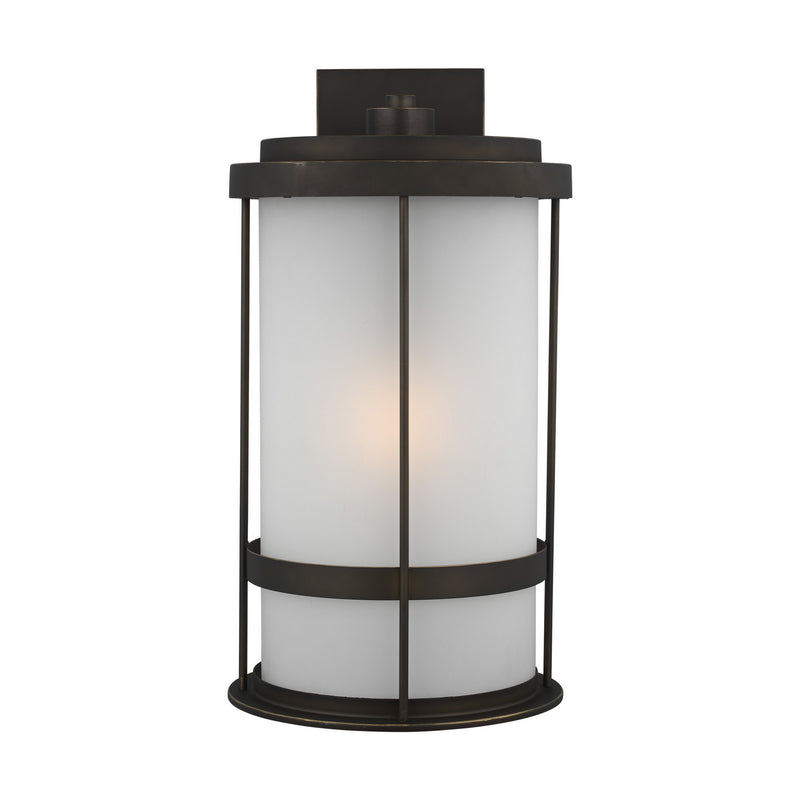 Generation Lighting 8890901-71 Wilburn One Light Outdoor Wall Lantern, Antique Bronze Main Image.jpg