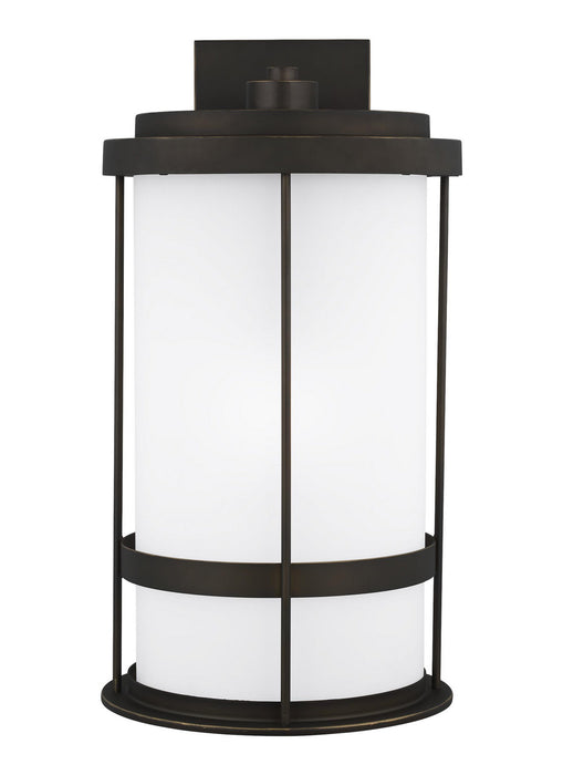 Generation Lighting 8890901DEN3-71 Wilburn One Light Outdoor Wall Lantern, Antique Bronze Main Image.jpg